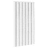 vidaXL Rovar F&uuml;gg&ouml;ny Chenille Vil&aacute;gossz&uuml;rke &eacute;s feh&eacute;r 118 x 220 cm