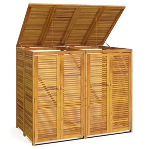 vidaXL t&ouml;m&ouml;r dupla ak&aacute;cfa kukat&aacute;rol&oacute; 140 x 89 x 117 cm