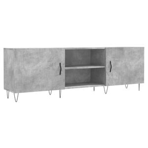 vidaXL betonsz&uuml;rke szerelt fa TV-szekr&eacute;ny 150 x 30 x 50 cm