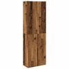 vidaXL antik fa sz&iacute;nű szerelt fa magasszekr&eacute;ny 60 x 32 x 190 cm