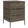 vidaXL sz&uuml;rke polyrattan kerti t&aacute;rol&oacute;szekr&eacute;ny 55 x 59 x 80 cm