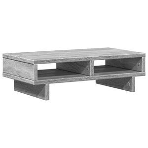 vidaXL sz&uuml;rke sonoma sz&iacute;nű szerelt fa monitor&aacute;llv&aacute;ny 50 x 27 x 15 cm