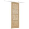 vidaXL Cs&uacute;sz&oacute; ajt&oacute; ORKDAL 73,5 x 211 cm T&ouml;m&ouml;r Fenyőfa