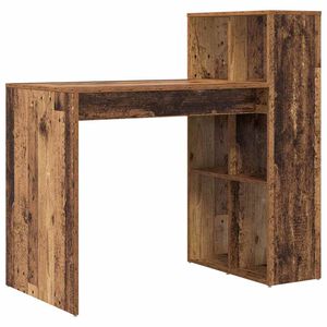 vidaXL Asztal &Ouml;reg fa Szerelt Fa 108 x 55 x 103.5 cm