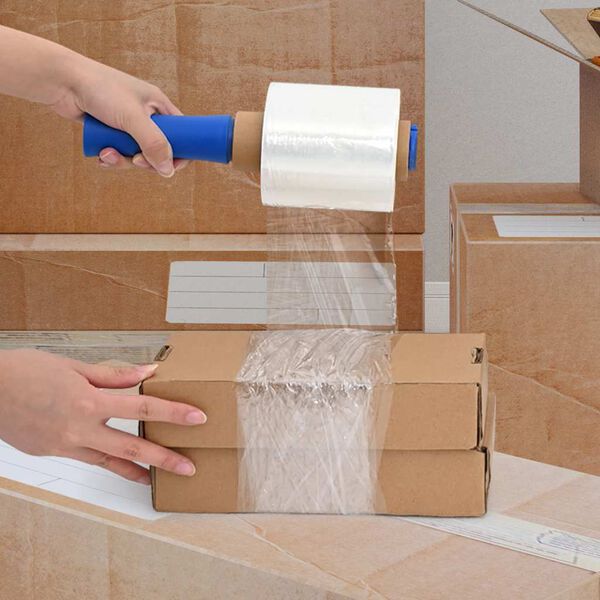 vidaXL stretch fólia fogantyúval 10 db átlátszó 23 μm 10 cm x 150 m