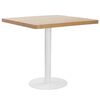 vidaXL vil&aacute;gosbarna MDF bisztr&oacute;asztal 80 x 80 cm