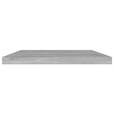 vidaXL 8 db betonszürke forgácslap könyvespolc 60 x 10 x 1,5 cm