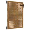 vidaXL n&eacute;gysz&ouml;gmint&aacute;s corten ac&eacute;l kerti kapu 85 x 150 cm