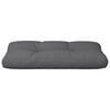 vidaXL antracitszürke szövet raklappárna 70 x 40 x 12 cm