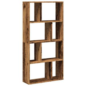 vidaXL antik fa sz&iacute;nű szerelt fa k&ouml;nyvespolc 60 x 20 x 120,5 cm