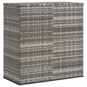 vidaXL sz&uuml;rke polyrattan kerti p&aacute;rnatart&oacute; doboz 100 x 49 x 103,5 cm