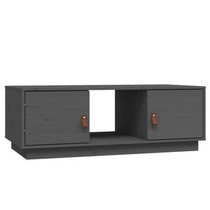 vidaXL sz&uuml;rke t&ouml;m&ouml;r fenyőfa doh&aacute;nyz&oacute;asztal 100 x 50 x 35 cm