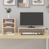 vidaXL tömör fenyőfa monitorállvány 81 x 20 x 30 cm