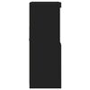 vidaXL kom&oacute;d fekete 81x37x100 cm műfa 81x37x100 cm