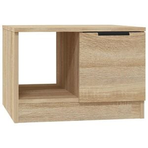 vidaXL sonoma t&ouml;lgy sz&iacute;nű szerelt fa doh&aacute;nyz&oacute;asztal 50 x 50 x 36 cm