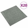 vidaXL Szőnyeg 20 pcs Z&ouml;ld 50 x 50 cm 100% Polipropil&eacute;n