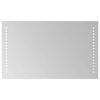 vidaXL LED F&uuml;rdőszoba T&uuml;k&ouml;r &Aacute;tl&aacute;tsz&oacute; 50 x 30 cm edzett &uuml;veg
