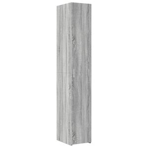 vidaXL sz&uuml;rke sonoma sz&iacute;nű szerelt fa magasszekr&eacute;ny 30 x 42,5 x 185 cm