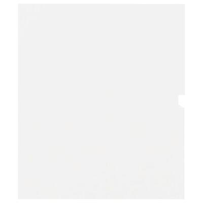 vidaXL fehér forgácslap mosdószekrény 60 x 38,5 x 45 cm