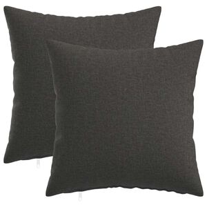 vidaXL P&aacute;rna huzat 2 db HEERLEN S&ouml;t&eacute;tsz&uuml;rke 30 x 30 cm Sz&ouml;vet