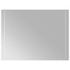 vidaXL LED-es f&uuml;rdőszobat&uuml;k&ouml;r 60x80 cm