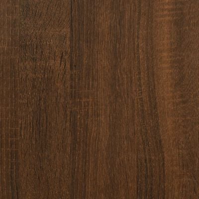 vidaXL barna tölgyszínű szerelt fa ruhásszekrény 80 x 40 x 110 cm