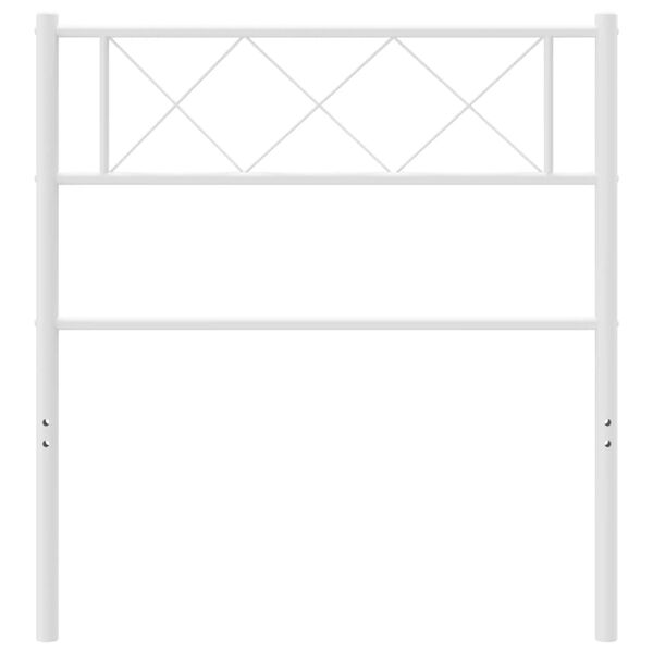 vidaXL fehér fém fejtámla 90 cm