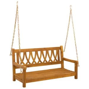 vidaXL Kerti hinta pad Term&eacute;szetes 110 x 56 x 58 cm T&ouml;m&ouml;r Ak&aacute;cfa