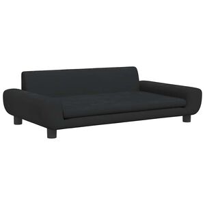 vidaXL fekete b&aacute;rsony gyerekkanap&eacute; 100 x 54 x 33 cm