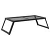 vidaXL &Ouml;sszecsukhat&oacute; Kemping Grill Fekete 58 x 31 x 2 cm &Ouml;tv&ouml;z&ouml;tt Ac&eacute;l