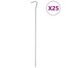 vidaXL 25 db horganyzott ac&eacute;l s&aacute;torc&ouml;vek 30 cm &Oslash;4 mm