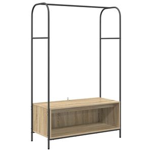 vidaXL Ruhafog&oacute; Barna T&ouml;lgy 100 x 44 x 160 cm Szerelt Fa
