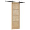 vidaXL Cs&uacute;sz&oacute; ajt&oacute; ORKDAL 73,5 x 211 cm Szerelt Fa