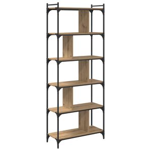 vidaXL K&ouml;nyvszekr&eacute;ny 5 szintes 76 x 32 x 192 cm Szerelt Fa