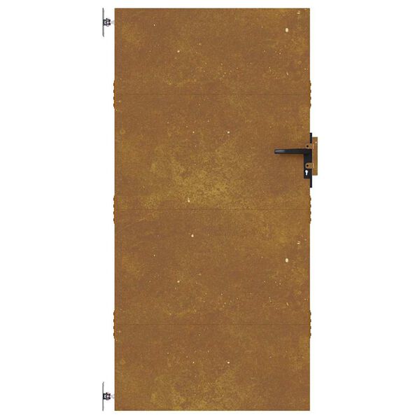 vidaXL corten ac&eacute;l kerti kapu 85 x 200 cm