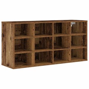 vidaXL Cipőszekr&eacute;ny 103 x 30 x 51 cm Szerelt Fa Antik Fa