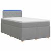 vidaXL Boxspring &aacute;gy matraccal Vil&aacute;gossz&uuml;rke 120 x 190 cm Sz&ouml;vet