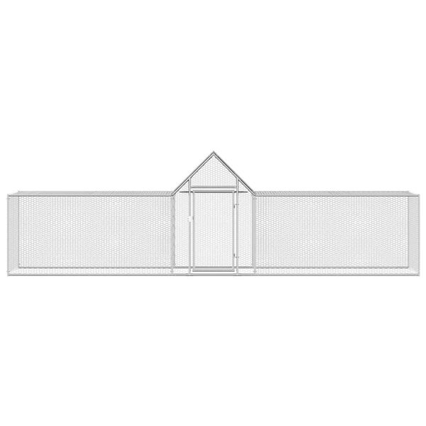 vidaXL horganyzott ac&eacute;l ty&uacute;k&oacute;l 5 x 1 x 1,5 m