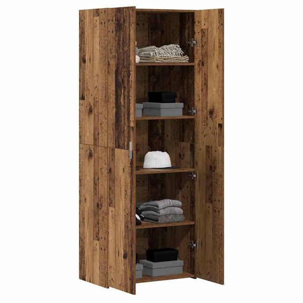 vidaXL Magasfi&uacute; 2 pcs &Ouml;reg fa 70 x 42,5 x 185 cm