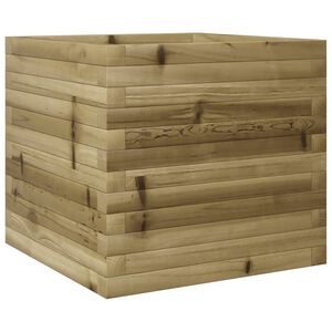 vidaXL impregn&aacute;lt fenyőfa kerti vir&aacute;gl&aacute;da 50x50x45,5 cm