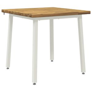 vidaXL 60 x 55 x 75 cm T&ouml;m&ouml;r Ak&aacute;cfa Feh&eacute;r N&eacute;gysz&ouml;gletes