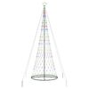 vidaXL LED Kar&aacute;csonyi Fenyő Soksz&iacute;nű 399 cm F&eacute;m