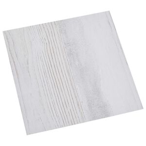 vidaXL Padl&oacute;deszk&aacute;k Feh&eacute;r &eacute;s Vil&aacute;gossz&uuml;rke 5,11 m&sup2; 55 db PVC