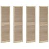 vidaXL Sz&eacute;fajt&oacute; 4 db Term&eacute;szetes 170 x 49,5 cm T&ouml;m&ouml;r Fenyőfa