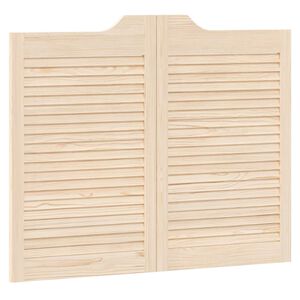 vidaXL Lengő Ajt&oacute;k 80 x 50 cm T&ouml;m&ouml;r Fenyőfa Term&eacute;szetes