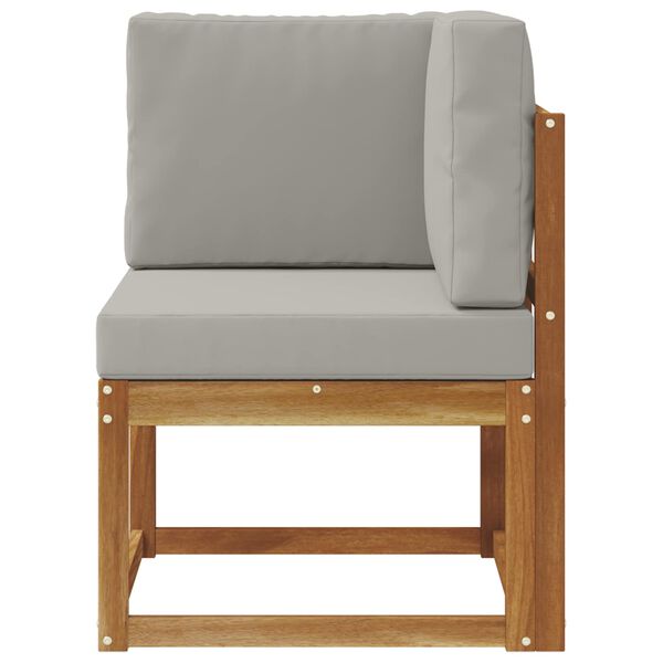 vidaXL K&uuml;lt&eacute;ri Sarokkanap&eacute; T&ouml;m&ouml;r Ak&aacute;cfa