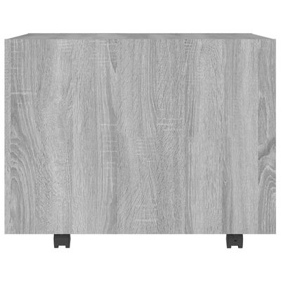 vidaXL szürke sonoma színű szerelt fa dohányzóasztal 55 x 55 x 40 cm