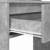 vidaXL Hálószobai Öltözködő Asztalok Beton Szürke 80 x 39,6 x 135 cm