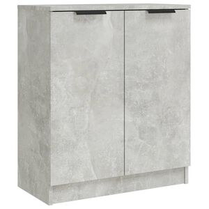 vidaXL betonsz&uuml;rke szerelt fa t&aacute;lal&oacute;asztal 60 x 30 x 70 cm