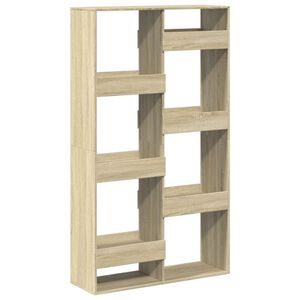 vidaXL sonoma t&ouml;lgy sz&iacute;nű szerelt fa t&eacute;relv&aacute;laszt&oacute; 100 x 33 x 175 cm